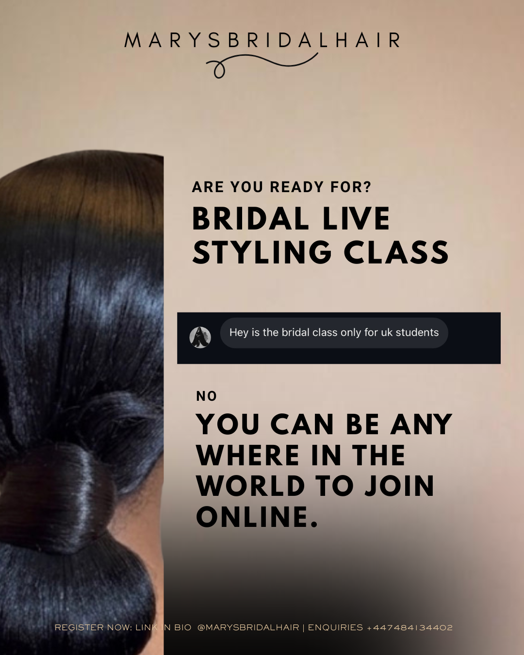 MAY LIVE CLASS - BRIDAL STYLING